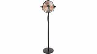 Retro Bright staande halogeenstraler zwart 2100 watt