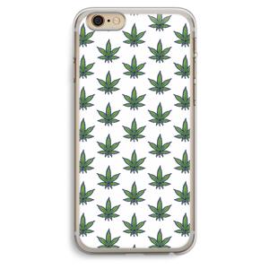 Weed: iPhone 6 Plus / 6S Plus Transparant Hoesje