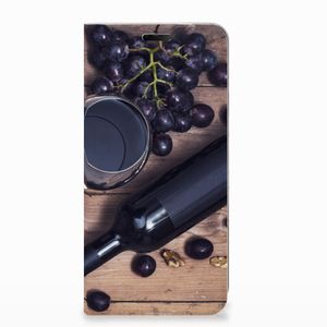 Nokia 7.1 (2018) Flip Style Cover Wijn
