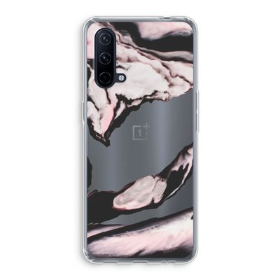 Roze stroom: OnePlus Nord CE 5G Transparant Hoesje
