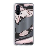 Roze stroom: OnePlus Nord CE 5G Transparant Hoesje