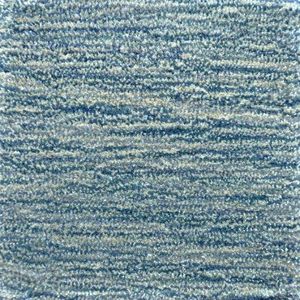 Wollen Vloerkleed Blauw Grijs Gemeleerd Kerala 2856, 160x230