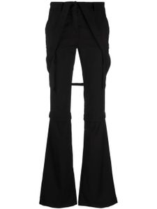 ANDREĀDAMO pantalon à poches cargo - Noir