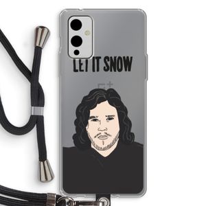 Let It Snow: OnePlus 9 Transparant Hoesje met koord