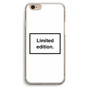 Limited edition: iPhone 6 / 6S Transparant Hoesje
