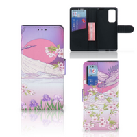 Huawei P40 Telefoonhoesje met Pasjes Bird Flying