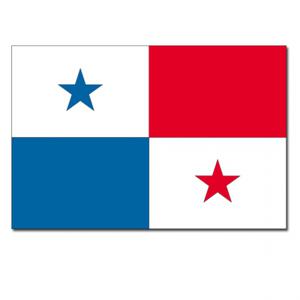 Vlag Panama van 90 x 150 cm - feestartikelen - Landen thema supporters