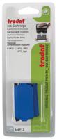 Trodat vervangkussen blauw, voor stempel 4912, blister met 2 stuks