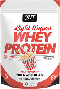QNT Light Digest Whey Protein Sweet Popcorn (500 gr)