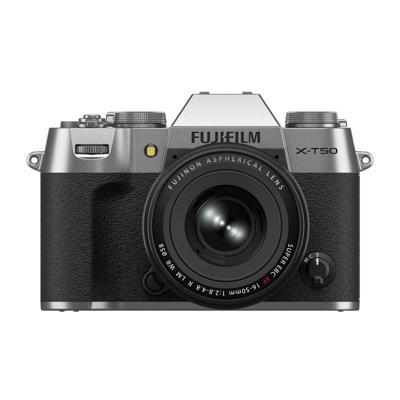 Fujifilm X-T50 zilver + XF 16-50mm