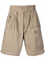 Maison Margiela short à poches cargo - Marron