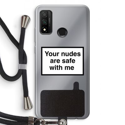 Safe with me: Huawei P Smart (2020) Transparant Hoesje met koord