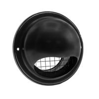 Nedco bolrooster voor buiten - grofmazig - Ø125mm - zwart - RVS