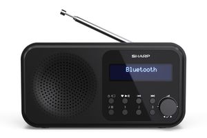 Sharp DR-P420 Radio DAB+, DAB, FM Bluetooth, USB Zwart