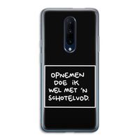 Schotelvod: OnePlus 7 Pro Transparant Hoesje