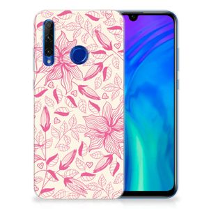 Honor 20 Lite TPU Case Pink Flowers