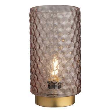 Tafellamp Cordoba LED - roze - 20xØ10,5 cm - Leen Bakker