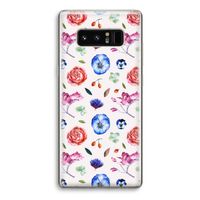 Bloemetjes: Samsung Galaxy Note 8 Transparant Hoesje Bloemetjes: Samsung Galaxy Note 8 Transparant Hoesje