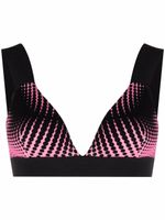Rabanne brassière de sport à effet dégradé - Noir Rabanne brassière de sport à effet dégradé - Noir