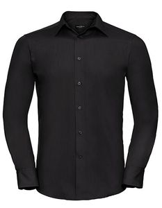 Russell Z924 Men`s Long Sleeve Tailored Polycotton Poplin Shirt