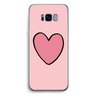 Hartje: Samsung Galaxy S8 Plus Transparant Hoesje