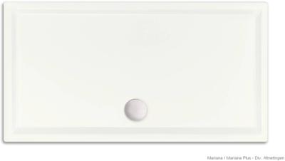 Xenz Mariana Plus Douchebak 110x100x6 cm Edelweiss