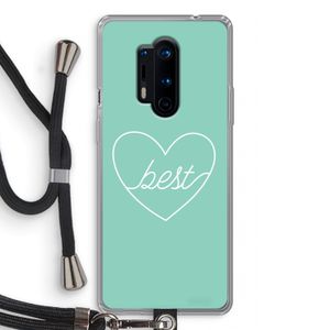 Best heart pastel: OnePlus 8 Pro Transparant Hoesje met koord