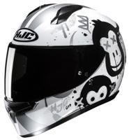 HJC C10 Geti, Integraalhelm, Zwart Wit