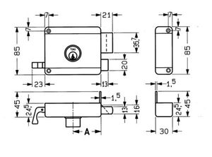 OPLEGSLOT DR-1 634-60