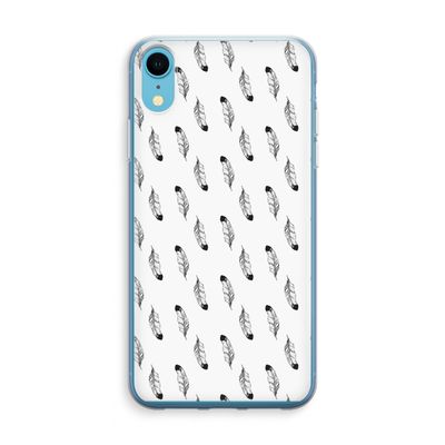 Pluimen: iPhone XR Transparant Hoesje
