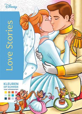 Disney Love stories - Kleuren op nummer voor volwassenen (Paperback)