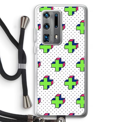 8-bit N°10: Huawei P40 Pro Plus Transparant Hoesje met koord