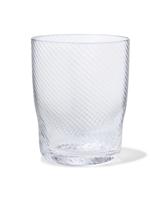 051 Waterglas Bergen Glas Twist Reliëf (transparant)