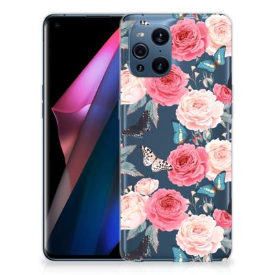 OPPO Find X3 | X3 Pro | TPU Case | Butterfly Roses