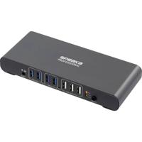 SpeaKa Professional SP-KVM-2P4K 2 poorten KVM-switch Grijs (mat)