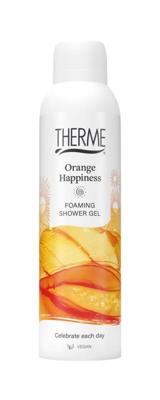 Orange happiness foaming shower gel