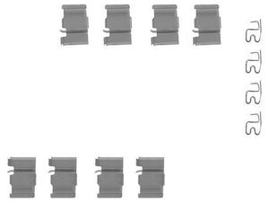 Accessoireset, schijfremblok 1133Q