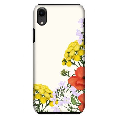 Wilde bloemen: iPhone XR Tough Case