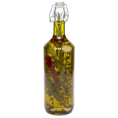 Secret de Gourmet Beugelfles / Weckfles - transparant glas - luchtdicht - 1 liter - waterfles Secret de Gourmet Beugelfles / Weckfles - transparant glas - luchtdicht - 1 liter - waterfles