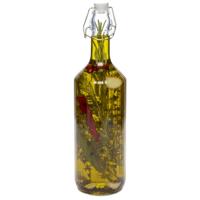 Secret de Gourmet Beugelfles / Weckfles - transparant glas - luchtdicht - 1 liter - waterfles