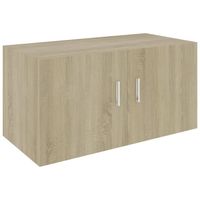 vidaXL Hangkast 80x39x40 cm bewerkt hout sonoma eikenkleurig - thumbnail