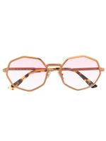 Marni Eyewear lunettes de soleil à monture géométrique - Rose