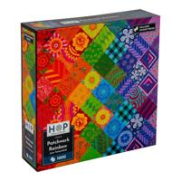 Patchwork Rainbow Puzzel 1000 Stukjes