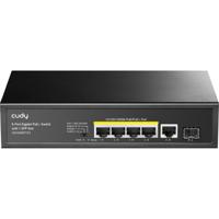 Cudy 5-port 10/100/1000 poe+ switch with 1 sfp port (zwart)