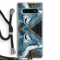 Golden Fox: Samsung Galaxy S10 Plus Transparant Hoesje met koord