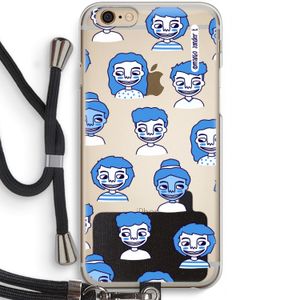 Gezichtjes: iPhone 6 / 6S Transparant Hoesje met koord