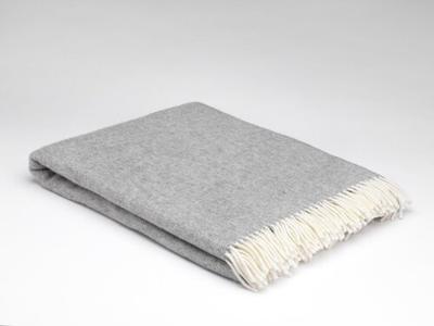 Mcnutt of Donegal McNutt of Donegal plaid lambswool 140x200 Uniform Grey
