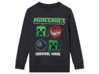 Minecraft Kinderen sweatshirt (146/152, Antraciet)