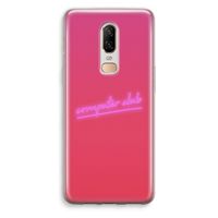 Vice Glow: OnePlus 6 Transparant Hoesje