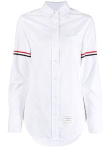 Thom Browne chemise à rayures RWB - Blanc